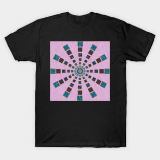 Wheel in purple and green T-Shirt